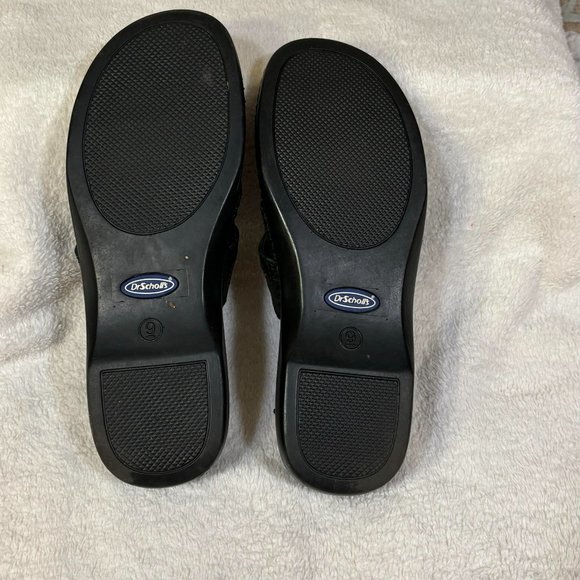 DrScholls women Air Pillo Black Sandals Size 9 - Picture 2 of 4